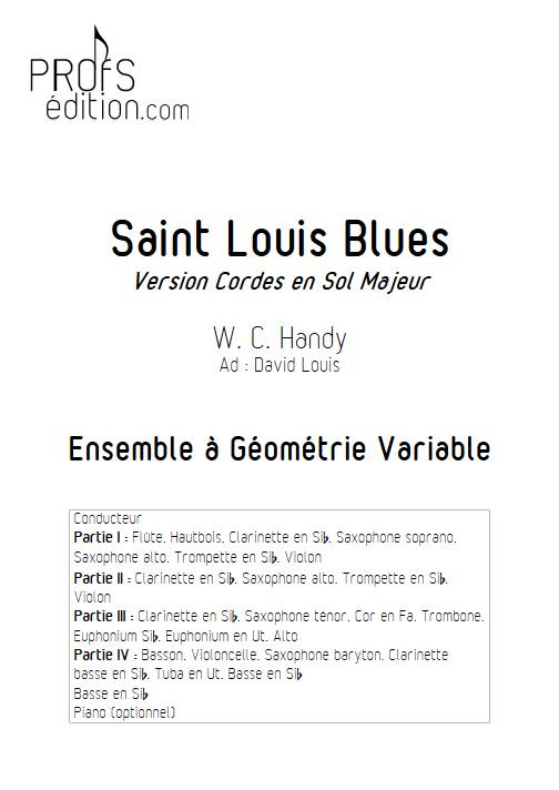 Saint Louis Blues - Ensemble Variable - HANDY W. C. - front page