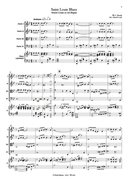 Saint Louis Blues - Ensemble Variable - HANDY W. C. - app.scorescoreTitle