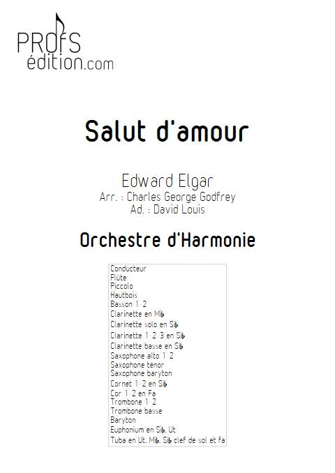 Salut d'Amour - Orchestre d'Harmonie - ELGAR E. - front page