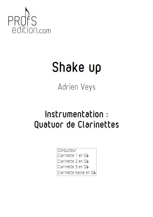 Shake Up - Quatuor de Clarinettes - VEYS A. - front page