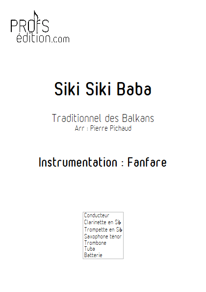 Siki Siki Baba - Fanfare - TRADITIONNEL BALKANS - front page