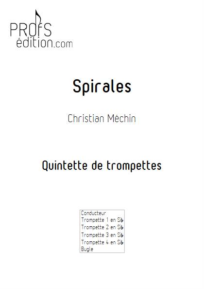 Spirales - Quintette de trompettes - MECHIN C. - front page