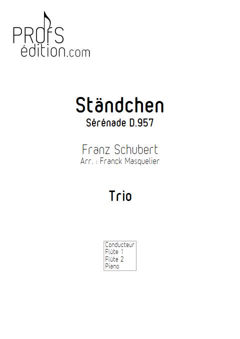 Stänchen D 957 - Duo Flûtes Piano - SCHUBERT F. - front page