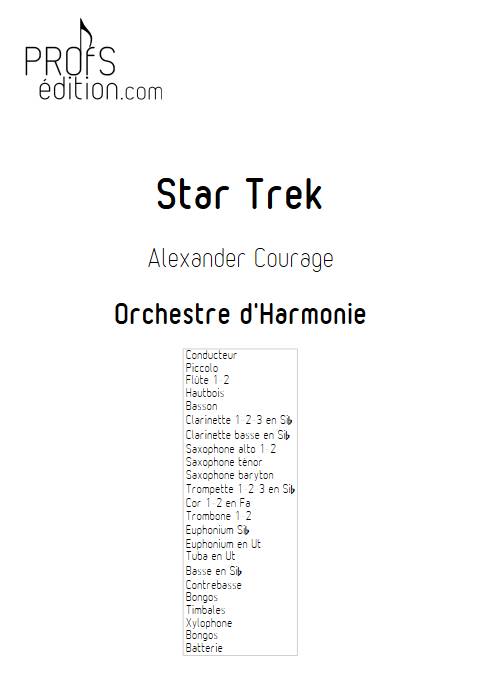 Star Trek - Orchestre d'Harmonie - COURAGE A. - front page