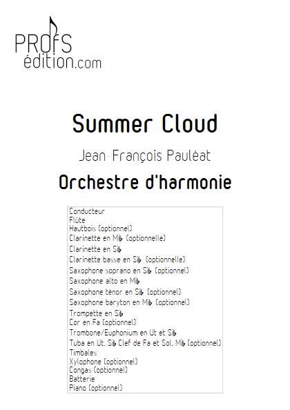 Summer Cloud - Orchestre d'harmonie - PAULEAT J.F. - front page