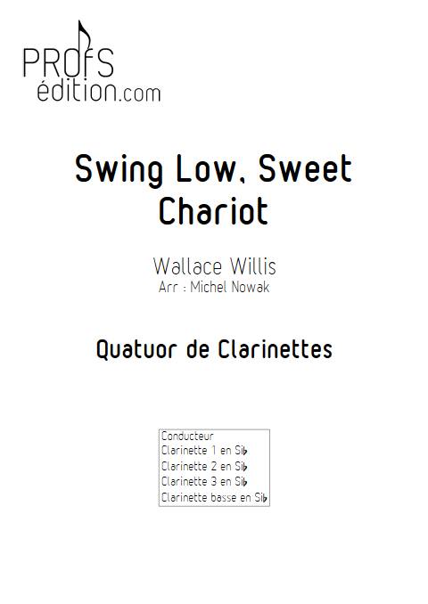 Swing Low Sweet Chariot - Quatuor de Clarinettes - WILLIS W. - front page