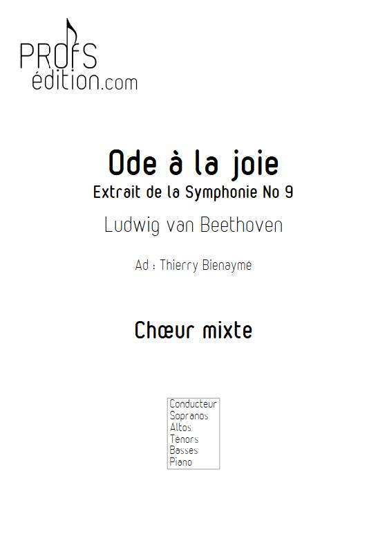 Ode à la joie - Chœur mixte - BEETHOVEN L. - front page