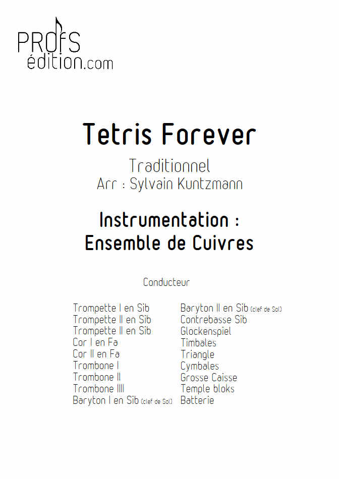 Tétris - Ensemble de Cuivres - TRADITIONNEL RUSSE - front page