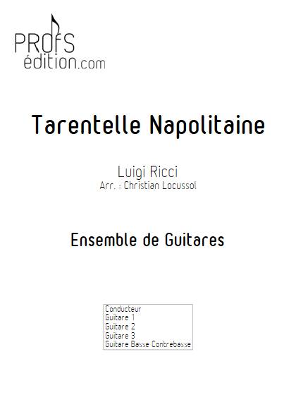 Tarentelle Napolitaine - Ensemble de Guitares - RICCI L. - front page