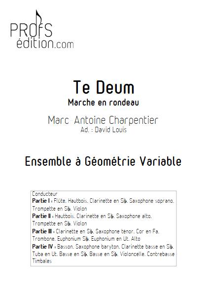 Te Deum - Ensemble Variable - CHARPENTIER M. A. - front page