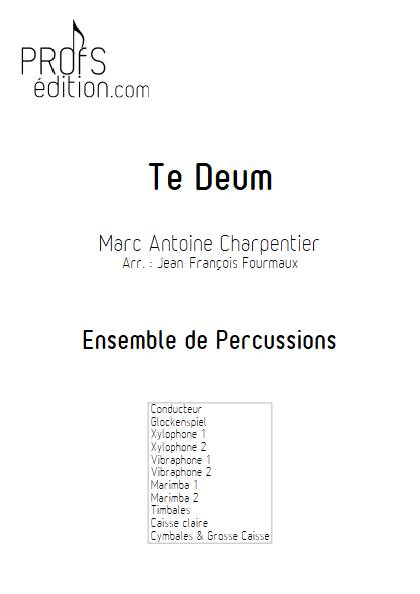 Te Deum - Ensemble de Percussions - CHARMPENTIER M. A. - front page