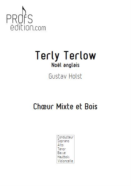Terly Terlow - Chœur & Bois - HOLST G. - front page