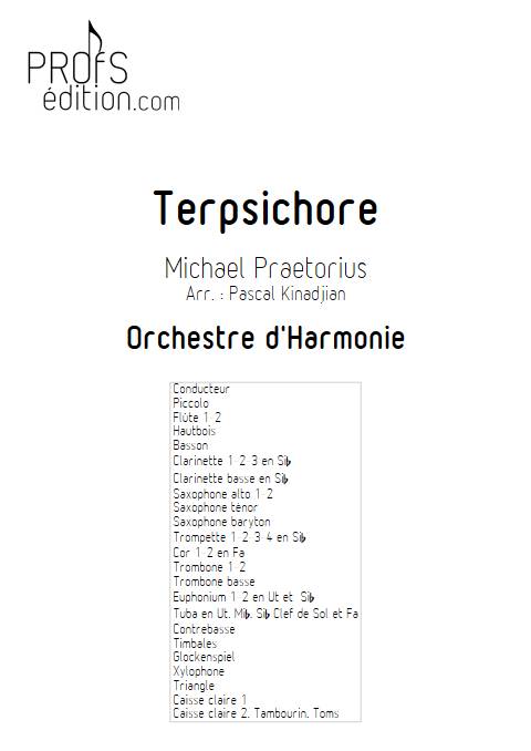 Terpsichore - Orchestre d'harmonie - PRAETORIUS M. - front page