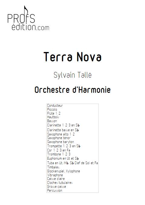 Terra Nova - Orchestre d'harmonie - TALLE S. - front page