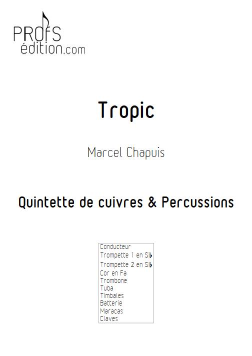 Tropic - Quintette de cuivres & percussions - CHAPUIS M. - front page