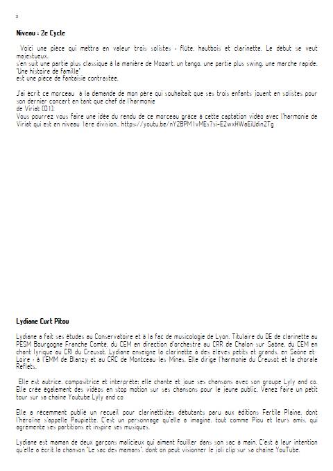 Une histoire de famille - Orchestre d'harmonie - CURT PITOU L. - Educationnal sheet
