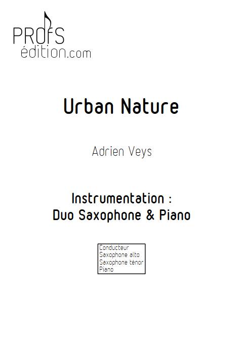 Urban Nature - Duo Saxophone Piano - VEYS A. - front page