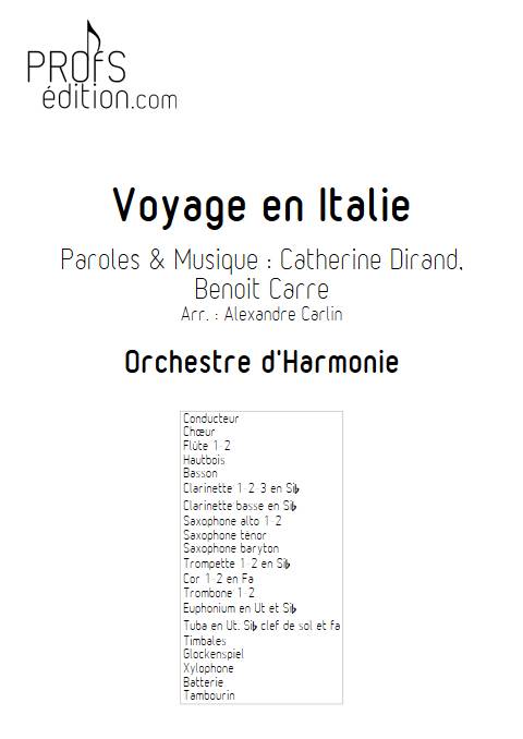 Voyage en Italie - Orchestre d'harmonie - LILICUB - front page