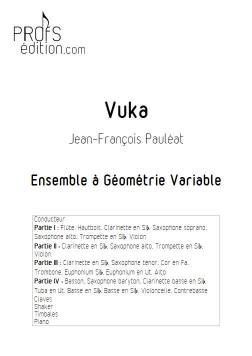 Vuka - Ensemble Variable - PAULEAT J. F. - front page