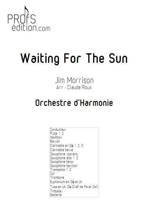 Waiting for the sun - Orchestre d'Harmonie - MORRISON J. - front page