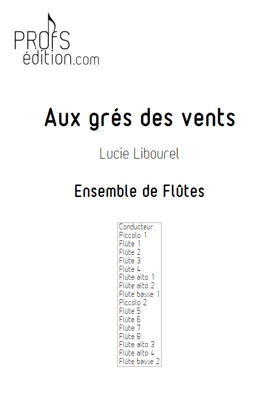 Aux grés des vents - Ensemble de Flûtes - LIBOUREL L. - front page