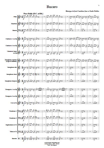 Bucaro - Orchestre d'Harmonie - NOBLOT E. - app.scorescoreTitle