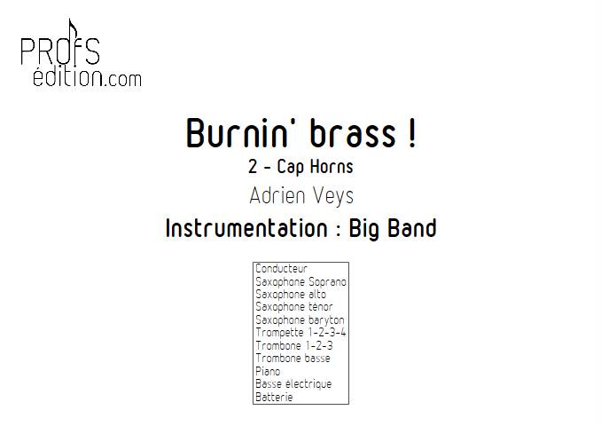 Burnin'Brass - Cap Horns - Big Band - VEYS A. - front page