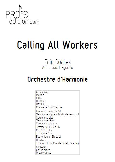 Calling all workers - Orchestre d'Harmonie - COATES E. - front page