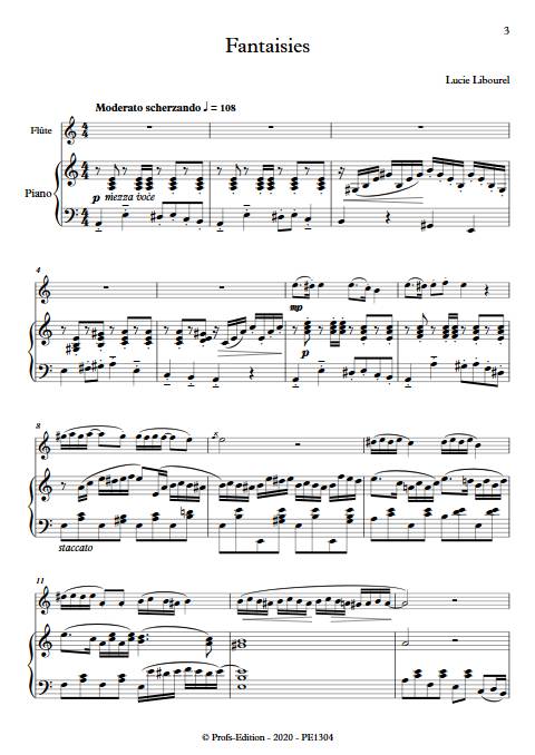 Fantaisies - Flûtes Piano - LIBOUREL L. - app.scorescoreTitle