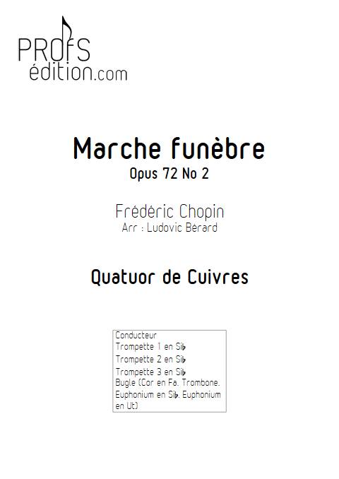 Marche funèbre Op. 72 - Quatuor de cuivre - CHOPIN F. - front page