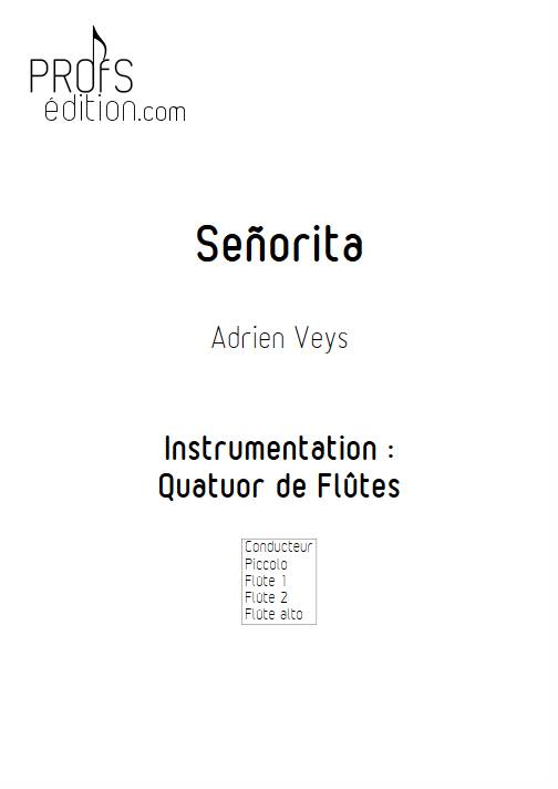 Señorita - Quatuor de Flûtes - VEYS A. - front page